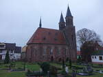 Vockerode, evangelische Kirche, erbaut von 1810 bis 1812 durch den Baumeister Georg Christoph Hesekiel (09.12.2024)