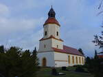 Plossig, evangelische Kirche, erbaut im 13.