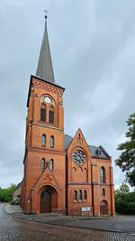 Im Bild die zwischen 1898 und 1900 im neugotischen Stil entstandene katholische Sankt-Marien-Kirche.