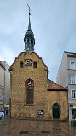 Die im gotischen Stil gestaltete Heiliggeistkirche in der Flensburger Altstadt wurde zum Ende des 14.