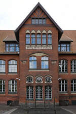 Die von 1905 bis 1907 erbaute Willy-Weber-Schule ist heute das Haus II der Goethe-Schule in Flensburg.