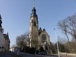 Altenburg, Herzogin-Agnes-Gedchtniskirche, erbaut von 1903 bis 1906 (31.03.2024)