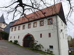 Langenleuba-Oberhain, historisches Pfarrhaus am Kirchberg (31.03.2024)