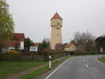 Wasserturm in Wintersdorf, erbaut von 1914 bis 1915 (31.03.2024)