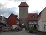 Ellrich, Wernaer Tor der Stadtmauer, erbaut im 13.