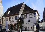 Schlettstadt (Selestat), das historische Gebude in der Altstadt beherbergt das Elsische Brotmuseum, Okt.2024