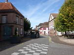 Reichshoffen, Huser in der Rue du General de Gaulle (13.10.2024)