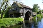 Ungersheim, ECO-Museum, S�gewerk 19.Jahrhundert aus den Vogesen, arbeitete bis 1979, wurde 1989 ins Museum umgesetzt, Mai 2025