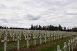 Gedenkfriedhof in Douaumont bei Verdun, aufgenommen am 19.