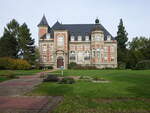 Sarreguemines, Chateau Utzschneider im Stadtteil Neunkirch, erbaut 1906 (13.10.2024)