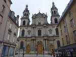 Nancy, Kathedrale Notre-Dame, erbaut von 1703 bis 1742 nach den Plnen von Giovanni Betto (07.10.2024)