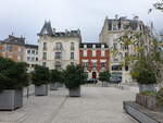 Reims, historische Huser am Place Hotel de Ville (06.10.2024)