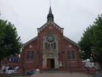 Nieppe, Kirche Notre-Dame-de-Bon-Secours, erbaut ab 1920 (06.09.2024)