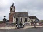 Bourecq, Pfarrkirche Saint-Riquier, erbaut im 12.