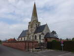 Mazinghem, Pfarrkirche Notre-Dame-de-l’Assomption aus dem 11.