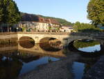 Figeac, Pont Gambetta ber den Fluss Le Cele (28.07.2018)