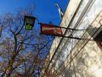 SCHWECHATER-BIER  Wirtshausschild am Exelhaus, einem Original-Drehort der Fernsehserie  Julia  in Retzbach im Weinviertel; 251029