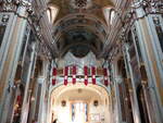 Capurso, Innenraum mit Gemlden von Francesco Carella der Basilica Pontificia Minore Madonna del Pozzo (28.09.2022)