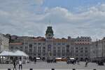 Das Rathaus an der Piazza Unit� d’Italia in Triest.