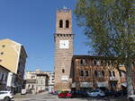 Suzzara, Torre Civica an der Piazza Castello (12.04.2024)