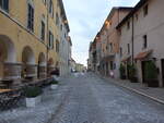 Fossombrone, Huser am Corso Giuseppe Garibaldi (01.04.2022)