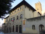 Arezzo, Stadtbibliothek in der Via dell Pileati (26.03.2022)