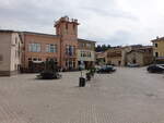 Castel Ritaldi, Rathaus an der Piazza Santa Marina (27.03.2022)