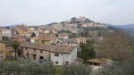 Ausblick auf die Altstadt von Amelia in der Provinz Terni (28.03.2022)