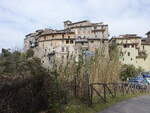 Ausblick auf die Altstadt von Papigno, Provinz Terni (28.03.2022)