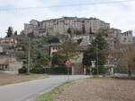 Ausblick auf die Altstadt von Casteldilago, Provinz Terni (28.03.2022)