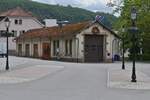 Kaserne der Freiwilligen Feuerwehr in Vianden, am Busbahnhof in der rue de la Frontiere.