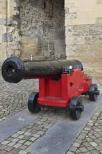 Eine Alte Kannone vor dem Berkelpoortin Valkenburg.