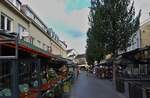 Am frhen Morgen ist diese Strae in Valkenburg noch nicht von Touristen belagert.