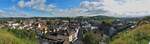 Panoramabild von der Burgruine auf Valkenburg.