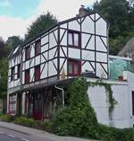 Ein Fachwerkhaus am Cauberg in Valkenburg.