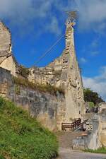 Rundgang durch die Hhenburgruine in Valkenburg, gebaut um das Jahr 1115, zerstrt durch Niederlndische Truppen im Jahr 1672, und nicht wieder Aufgebaut.