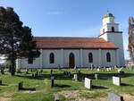 Kirkenr, evangelische Kirche, Steinkirche im Empirestil, erbaut 1828 nach Plnen von H.