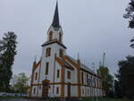 Gjovik, evangelische Kirche, Holzkirche erbaut 1882 (23.05.2023)