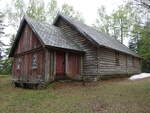 Gjovik, historisches Holzhaus im Freilichtmuseum Eiktunet (23.05.2023)