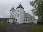 Raufoss, Baptistenkirche im Knut Hamsuns Veg, erbaut 1927 (23.05.2023)