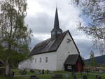 Gausdal, evangelische Kirche, Holzkirche erbaut 1784 (24.05.2023)