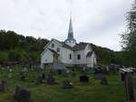 yer, evangelische Kirche, weie Holzkirche von 1725 (24.05.2023)