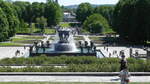 Im Frognerpark, dem ber�hmtesten Park von Oslo am 04.06.2023.