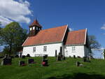 Rodenes, evangelische Kirche, erbaut von 1703 bis 1709 (21.05.2023)