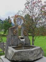 Totschnig - Brunnen mit Trinkwasser, gelegen am Wanderweg zwischen Bischl und Mayrhofen.