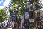 Wien - Fassade des Hundertwasserhauses in der Kegelgasse.