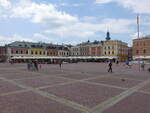 Zamosc, historische Renaissance Huser am Rynek Platz (16.06.2021)