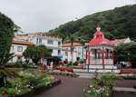 Stadtpark von Velas auf der Azoren-Insel Sao Jorge am 16.07.2024