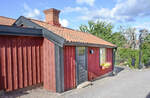 Holzhaus in Besv�rvsgatan in Oskarshamn (Sm�land, Schweden).