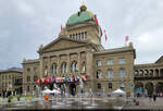 Parlamentsgebude des Bundeshauses in Bern (CH).